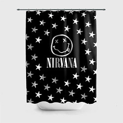 Шторка для ванной Nirvana stars steel
