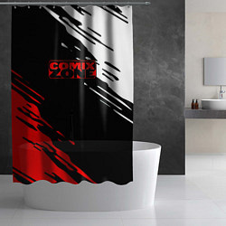 Шторка для душа Comix zone краски sega, цвет: 3D-принт — фото 2