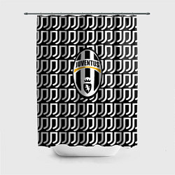 Шторка для душа Juventus pattern fc, цвет: 3D-принт