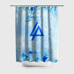 Шторка для душа Linkin park холодный огонь бренд, цвет: 3D-принт