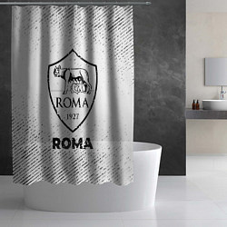 Шторка для душа Roma с потертостями на светлом фоне, цвет: 3D-принт — фото 2