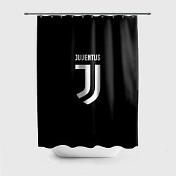 Шторка для ванной Juventus sport fc белое лого