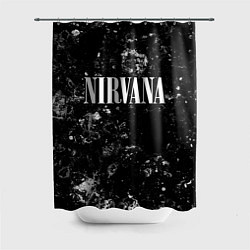 Шторка для душа Nirvana black ice, цвет: 3D-принт