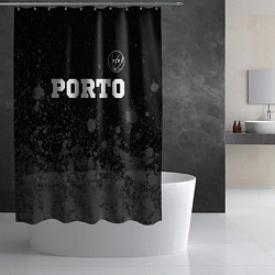 Шторка для душа Porto sport на темном фоне посередине, цвет: 3D-принт — фото 2