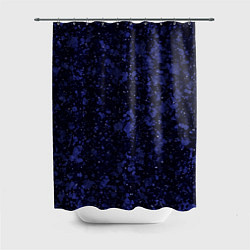 Шторка для ванной Тёмно-синий космический абстракция