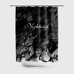 Шторка для душа Nightwish black graphite, цвет: 3D-принт