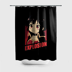 Шторка для душа Megumin Explosion, цвет: 3D-принт