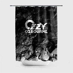 Шторка для душа Ozzy Osbourne black graphite, цвет: 3D-принт