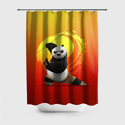 Шторка для ванной Мастер По - Кунг-фу панда