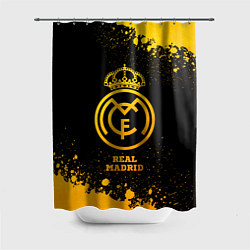 Шторка для ванной Real Madrid - gold gradient