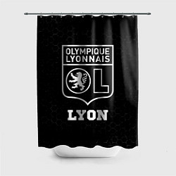 Шторка для душа Lyon sport на темном фоне, цвет: 3D-принт