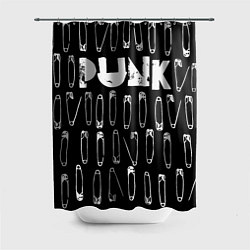 Шторка для душа Punk pins, цвет: 3D-принт
