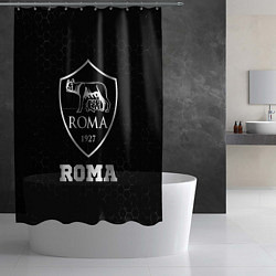 Шторка для душа Roma sport на темном фоне, цвет: 3D-принт — фото 2