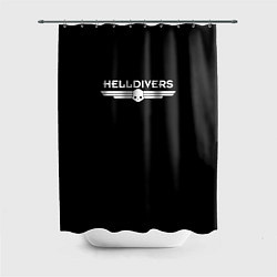 Шторка для душа Helldivers Logo, цвет: 3D-принт