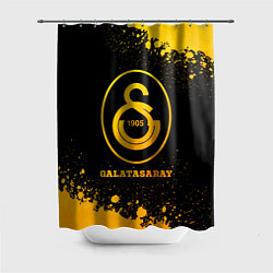 Шторка для душа Galatasaray - gold gradient, цвет: 3D-принт