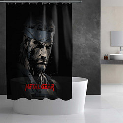 Шторка для душа Metal gear Venom Snake, цвет: 3D-принт — фото 2