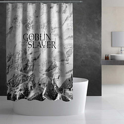 Шторка для душа Goblin Slayer white graphite, цвет: 3D-принт — фото 2
