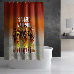 Шторка для душа Гай Ричи - Министерство неджентльменских дел, цвет: 3D-принт — фото 2