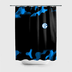 Шторка для душа Schalke 04 fc camo, цвет: 3D-принт