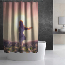 Шторка для душа Фламме в детстве, цвет: 3D-принт — фото 2