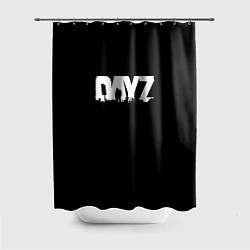 Шторка для душа Dayz logo white, цвет: 3D-принт