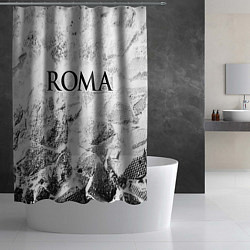 Шторка для душа Roma white graphite, цвет: 3D-принт — фото 2