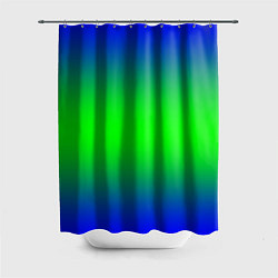 Шторка для душа Зелёный градиент текстура, цвет: 3D-принт