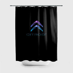Шторка для ванной Citroen logo neon