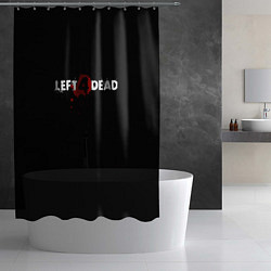Шторка для душа Left 4 Dead logo, цвет: 3D-принт — фото 2