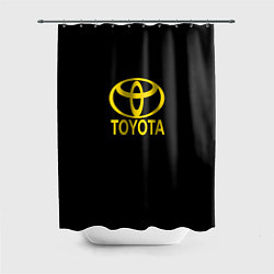 Шторка для ванной Toyota yellow