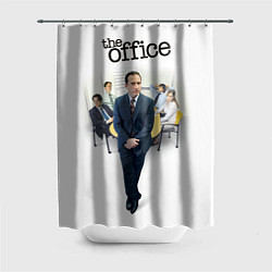 Шторка для душа Characters of the TV series office, цвет: 3D-принт