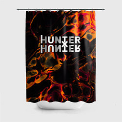 Шторка для душа Hunter x Hunter red lava, цвет: 3D-принт
