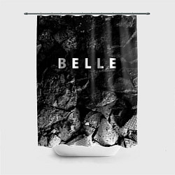 Шторка для душа Belle black graphite, цвет: 3D-принт