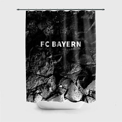 Шторка для душа Bayern black graphite, цвет: 3D-принт