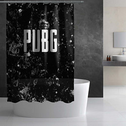 Шторка для душа PUBG black ice, цвет: 3D-принт — фото 2