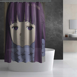 Шторка для душа Fern Sad Face, цвет: 3D-принт — фото 2