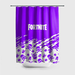 Шторка для душа Fortnite skull pattern, цвет: 3D-принт