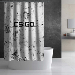 Шторка для душа Counter Strike dirty ice, цвет: 3D-принт — фото 2