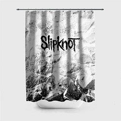 Шторка для душа Slipknot white graphite, цвет: 3D-принт