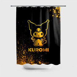 Шторка для ванной Kuromi - gold gradient