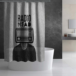 Шторка для душа Radiohead rock, цвет: 3D-принт — фото 2