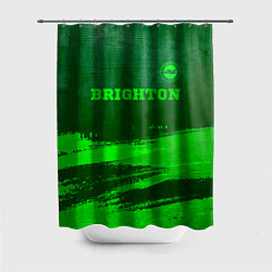 Шторка для душа Brighton - green gradient посередине, цвет: 3D-принт