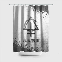Шторка для душа Behemoth - white gradient, цвет: 3D-принт