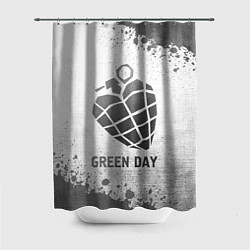 Шторка для ванной Green Day - white gradient