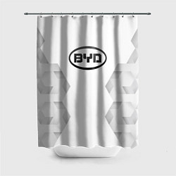 Шторка для душа BYD white poly, цвет: 3D-принт