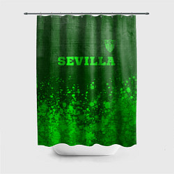 Шторка для душа Sevilla - green gradient посередине, цвет: 3D-принт