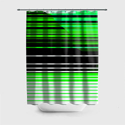Шторка для душа Разноцветные вертикальные линии, цвет: 3D-принт