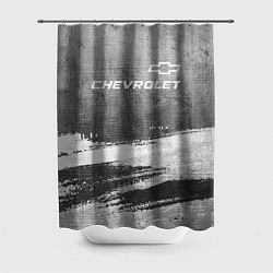 Шторка для душа Chevrolet - grey gradient посередине, цвет: 3D-принт