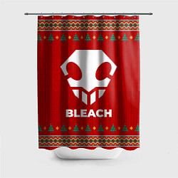 Шторка для душа Bleach new year, цвет: 3D-принт