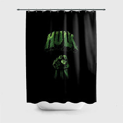 Шторка для душа Hulk punch, цвет: 3D-принт